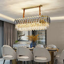 Modern gold decorbites crystal ceiling chandelier for living room