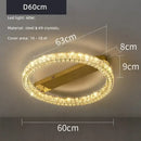 Modern gold decorbites crystal ceiling chandelier living room light