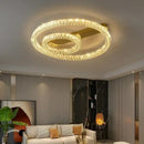 Modern gold decorbites crystal ceiling chandelier living room light