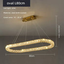 Modern gold decorbites crystal ceiling chandelier living room light