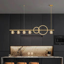 Modern gold decorbites crystal chandelier dining room pendant light