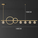 Modern gold decorbites crystal chandelier dining room pendant light