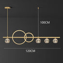 Modern gold decorbites crystal chandelier dining room pendant light