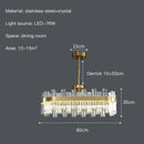 Modern gold decorbites crystal chandelier for living room dining room