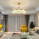 Modern gold decorbites crystal chandelier for living room dining room