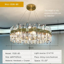 Modern gold decorbites crystal chandelier for living room