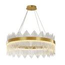 Modern gold decorbites crystal chandelier for living room