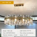 Modern gold decorbites crystal chandelier for living room