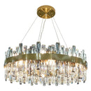 Modern gold decorbites crystal chandelier for living room