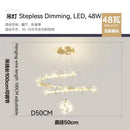 Modern gold decorbites crystal flower chandelier living room light