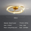 Modern gold decorbites crystal led ceiling light dining room