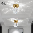 Modern gold decorbites crystal led ceiling light living room
