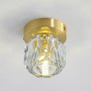 Modern gold decorbites crystal led ceiling light living room