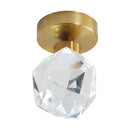 Modern gold decorbites crystal led ceiling light living room