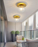 Modern gold decorbites crystal led ceiling light living room