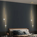 Modern gold decorbites crystal led chandelier bedroom pendant light