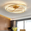 Modern gold decorbites crystal led chandelier living room light