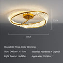 Modern gold decorbites crystal led chandelier living room light
