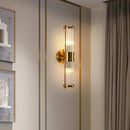 Modern gold decorbites crystal led wall lights bedroom sconce