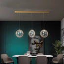 Modern gold decorbites crystal pendant chandelier dining room lighting