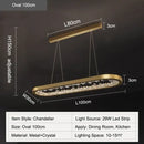 Modern gold decorbites crystal pendant chandelier dining room lighting