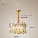 Modern gold decorbites crystal round chandelier living room light