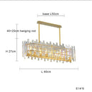 Modern gold decorbites crystal round chandelier living room light