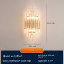 Modern gold decorbites crystal wall lamp bedroom luxury sconce