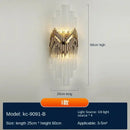 Modern gold decorbites crystal wall lamp bedroom luxury sconce