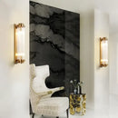 Modern gold decorbites crystal wall sconce bedroom glass light
