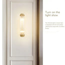 Modern gold decorbites crystal wall sconce bedroom glass light