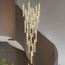 Modern gold decorbites deluxe crystal chandelier dining room lamp
