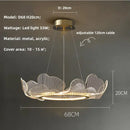 Modern gold decorbites ginkgo acrylic led pendant – dining room light