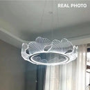 Modern gold decorbites ginkgo acrylic led pendant – dining room light
