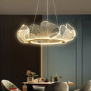 Modern gold decorbites ginkgo acrylic led pendant – dining room light
