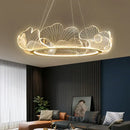 Modern gold decorbites ginkgo acrylic led pendant – dining room light