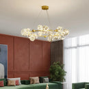 Modern gold decorbites glass ball chandelier for dining room