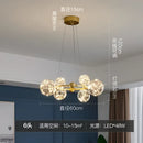 Modern gold decorbites glass ball chandelier for dining room