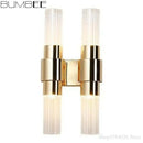 Modern gold decorbites iron glass lamps living room wall sconce