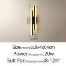 Modern gold decorbites led strip wall lamp bedroom sconce light