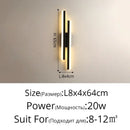 Modern gold decorbites led strip wall lamp bedroom sconce light