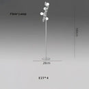 Modern gold designer molecule chandelier dining room pendant light