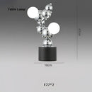 Modern gold designer molecule chandelier dining room pendant light