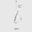 Modern gold designer molecule chandelier dining room pendant light