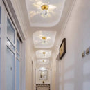 Modern gold diamond crystal ceiling lights for bedroom living room