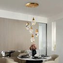 Modern gold diamond crystal chandelier staircase led lighting