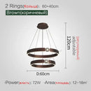 Modern gold diamond ring chandelier living room luxury lamp