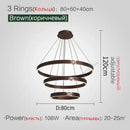 Modern gold diamond ring chandelier living room luxury lamp