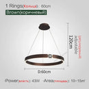 Modern gold diamond ring chandelier living room luxury lamp