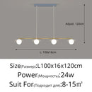 Modern gold dimmable led ceiling chandelier for dining room